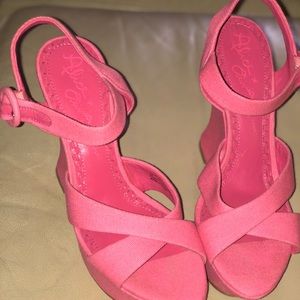 Alice & Olivia Pink Wedges